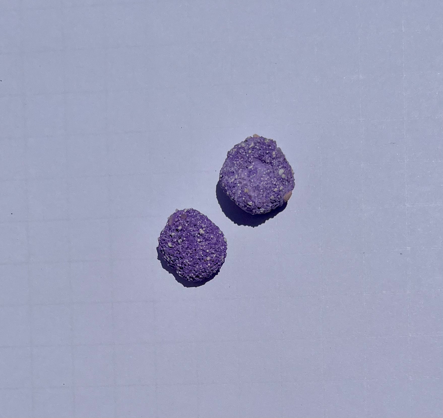 Purple Aragonite Frag Discs for Coral Growth – 1 Inch Frag Rock Discs