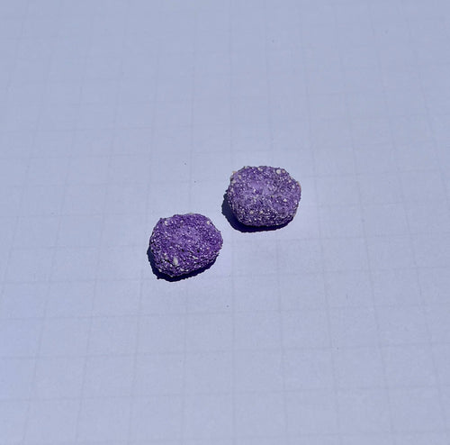 Purple Aragonite Frag Discs for Coral Growth – 1 Inch Frag Rock Discs