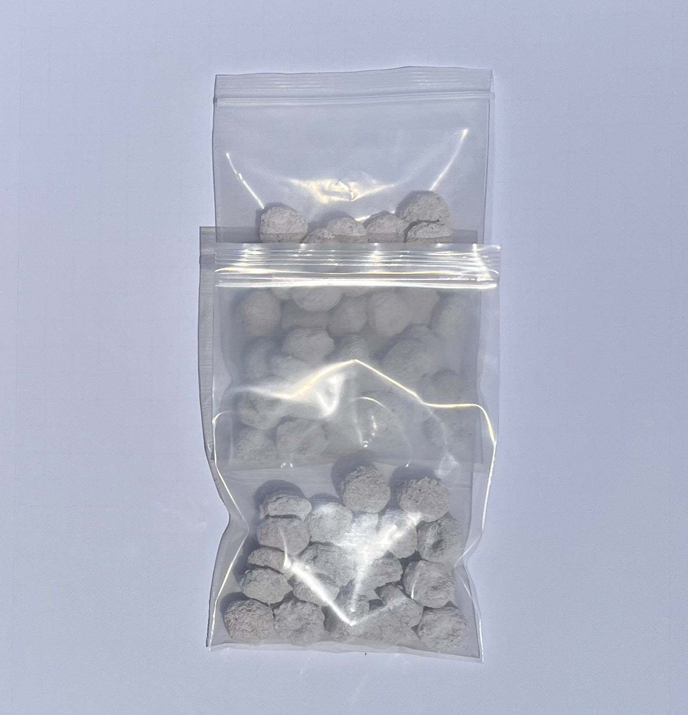White Aragonite Frag Discs for Coral Growth – 1 Inch Frag Rock Discs