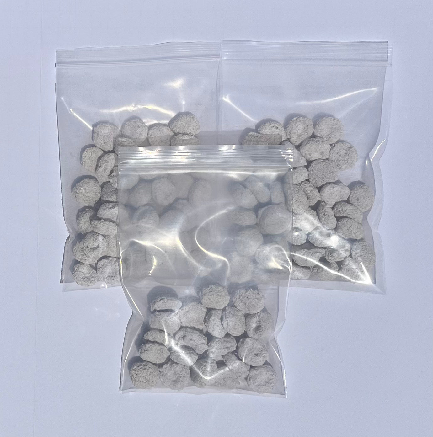White Aragonite Frag Discs for Coral Growth – 1 Inch Frag Rock Discs