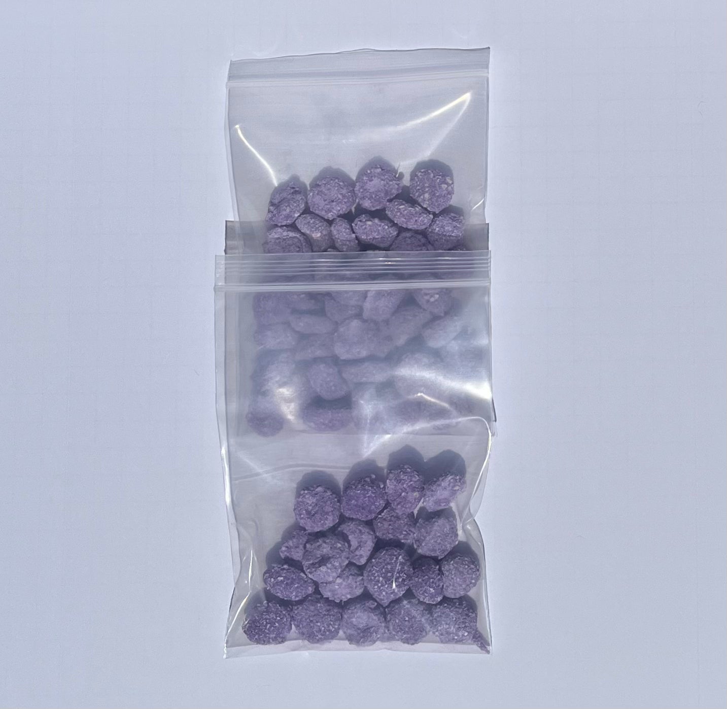 Purple Aragonite Frag Discs for Coral Growth – 1 Inch Frag Rock Discs