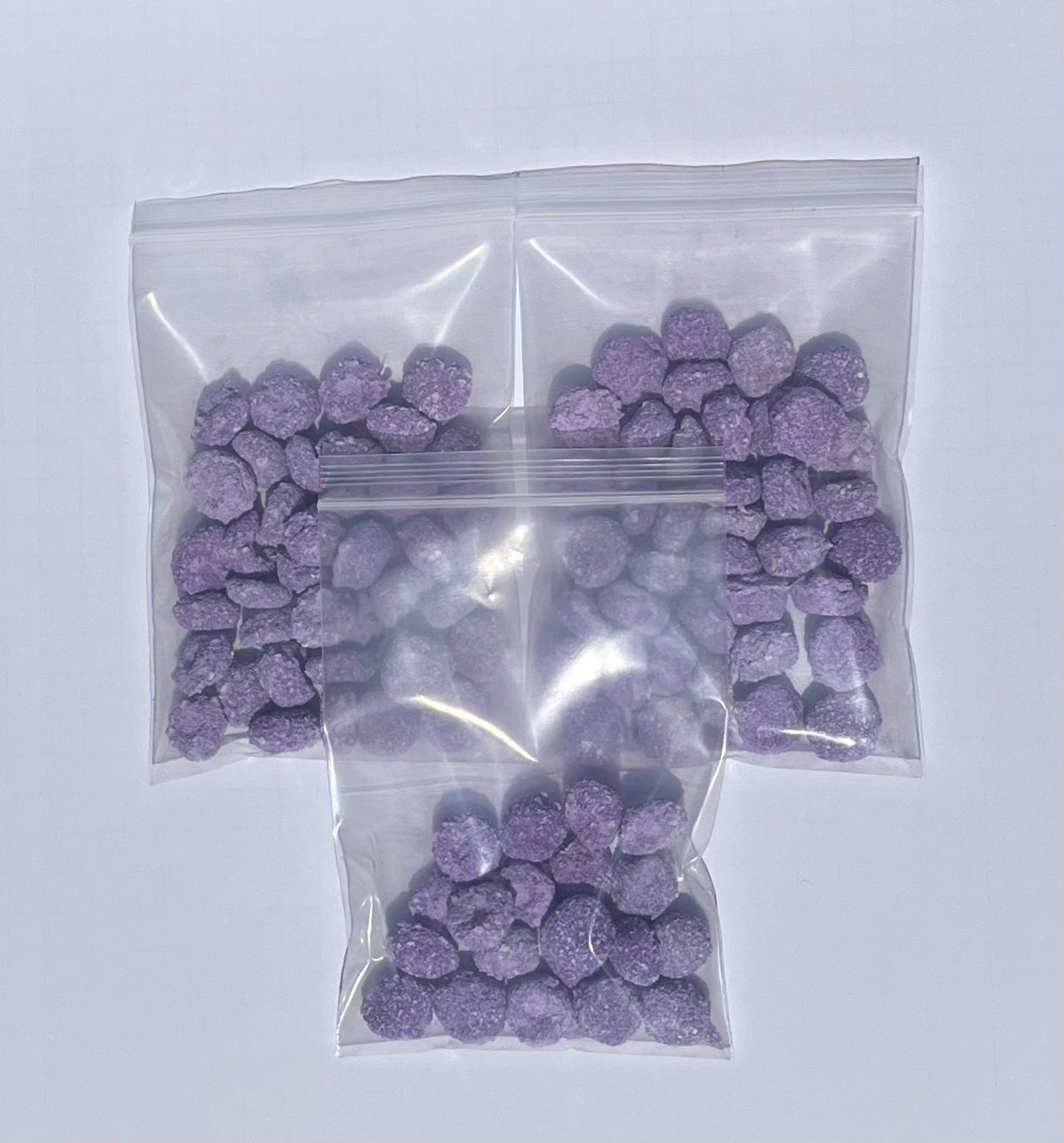 Purple Aragonite Frag Discs for Coral Growth – 1 Inch Frag Rock Discs