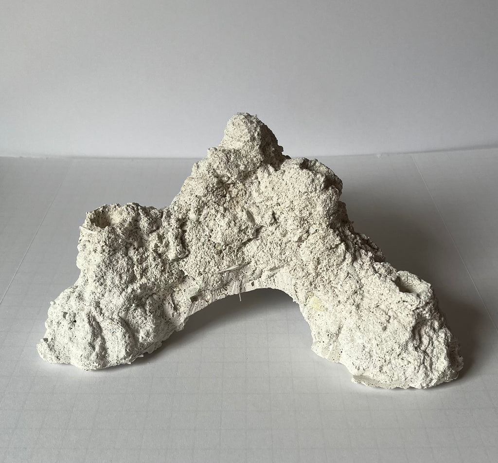 Dry Base Rock for Coral Frags — Aragonite Dry Rock with Frag Plug Holes