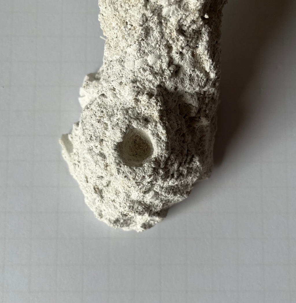 Dry Base Rock for Coral Frags — Aragonite Dry Rock with Frag Plug Holes