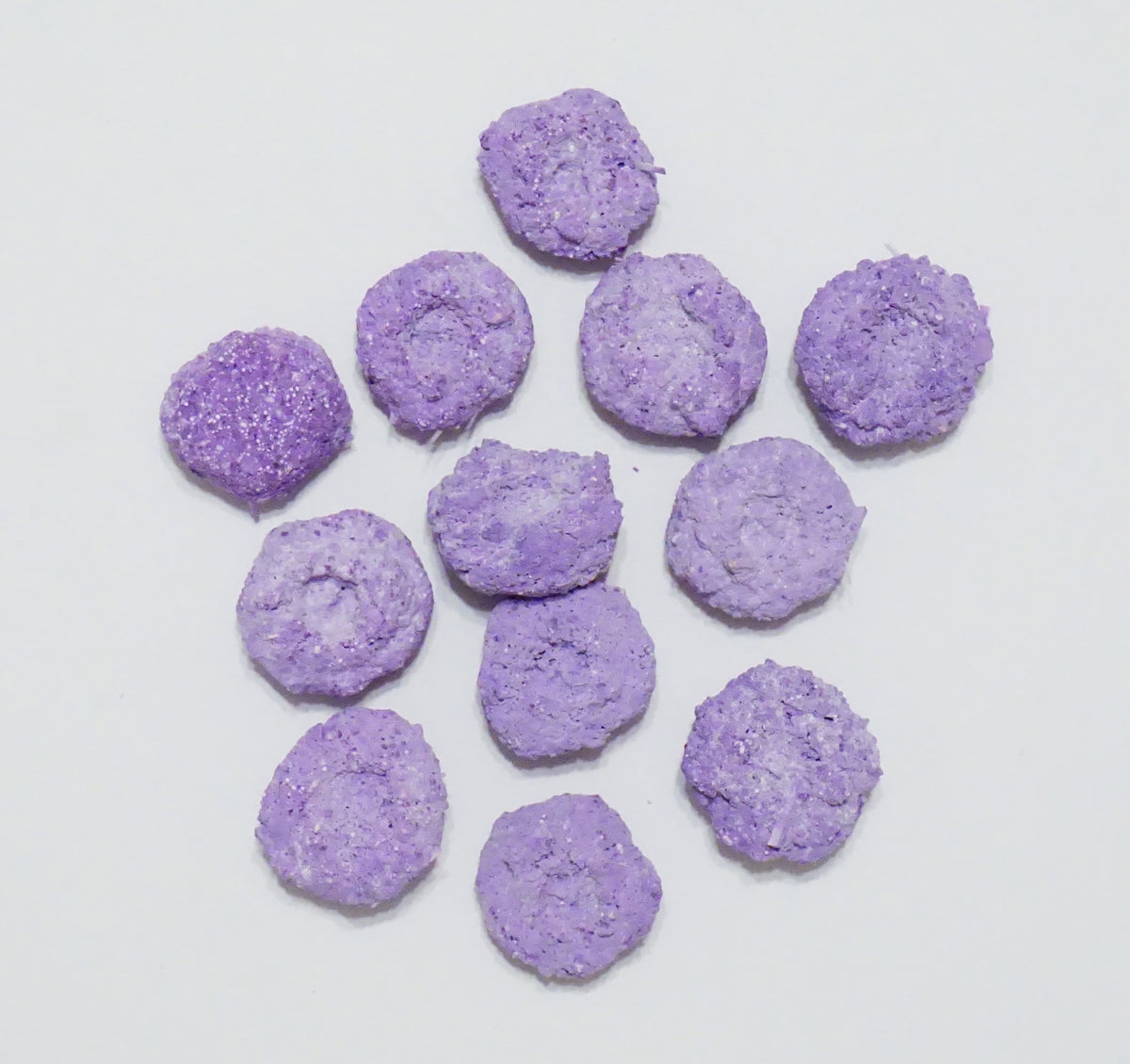 Purple Aragonite Frag Discs – 1" Coral Frag Mount Discs