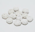 White Aragonite Frag Discs – 1" Coral Frag Mount Discs